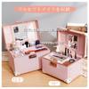 urecity Makeup Cosmetic Makeup Storage Case with Large for Business and Portable Makeup Large Cosmetic Box Box, Storage, Mirror, Capacity, Trips,