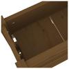 Plant Pot Honey Brown 77 X 25 X 104.5 Cm Solid Pine Wood