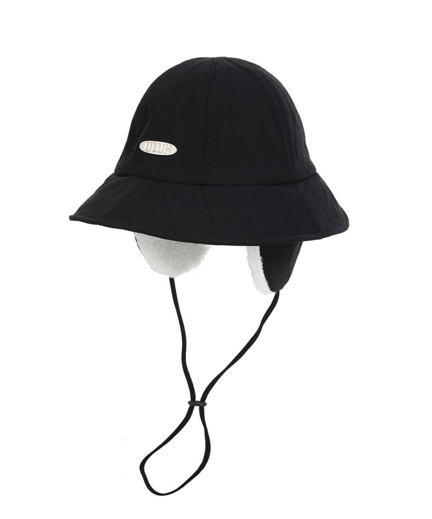 ULUK Essential Quilted Earmuff Bucket Hat_Black