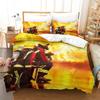 Cool Firefighter Rescue Fire Truck Flame Hero HD Print Bedding Set Duvet Cover + 2 Pillowcases Polyester Boys Bedroom Decor
