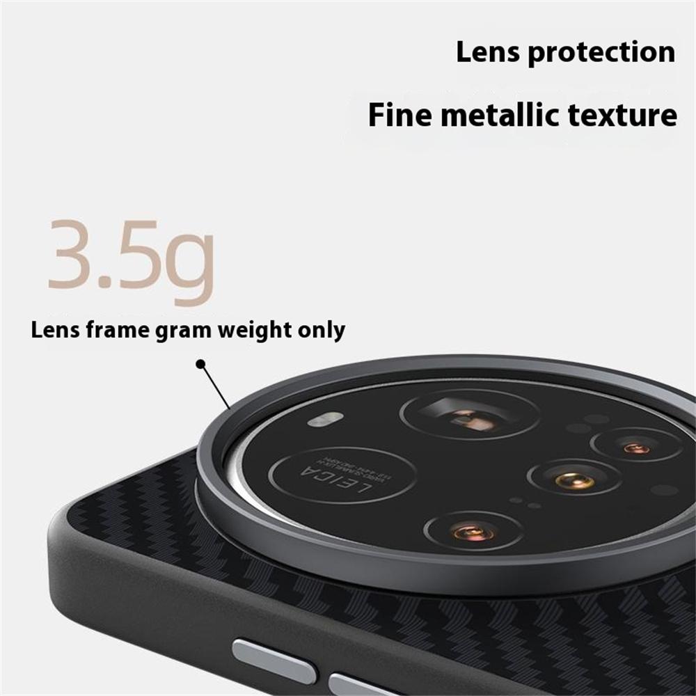 ABEEL For Xiaomi 15 Ultra Magnetic Case Carbon Fiber Texture Back Cover