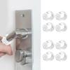 Clear Transparents Door Stoppers Childs Safe Adhesive Stoppers Reusable Door Stoppers for Various Room