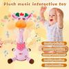Dancing Giraffe Musical Plush Toy, Recording & Repeating, for 6–12M Babies – Compatible with Valentines Day Gifts