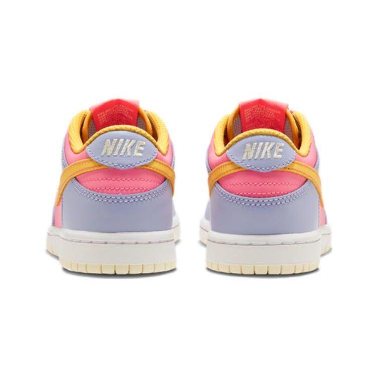 Nike Dunk BP Bequeme Vielseitige Stoßdämpfende Strapazierfähige Low Top Kinder Skateschuhe Kinder Sneaker Grau Rosa DH9756-500