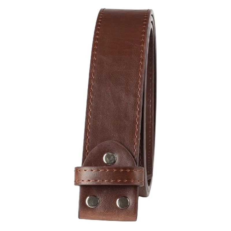 

[NR-Style] belt for replacement replacement kit With hole Synthetic leather simple Plain color casual business men s ladies replacement belt buckle