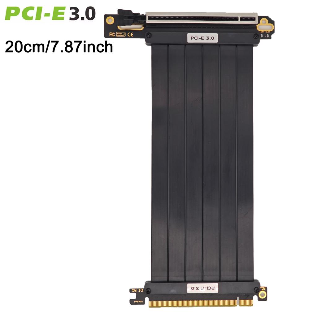 PCI Express 3.0/4.0 x16 to x16 Gen 4 GPU Double Reverse Graphics Card  Extension Cable Riser Card For ITX gold-plated Connector