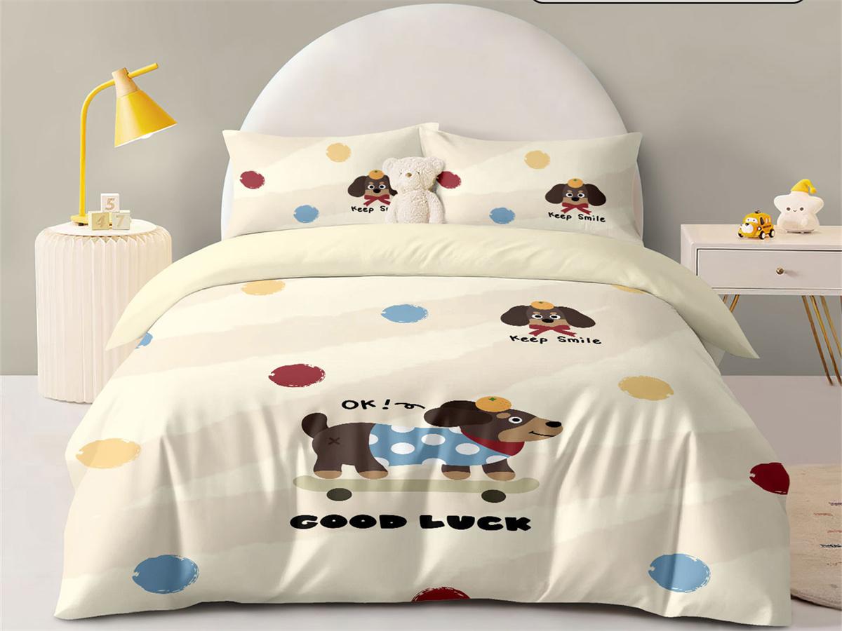 Leuk En Schattig Hondje Teckel Dekbedovertrek Voor Kinderen Jongens Meisjes Kamerdecoratie, Cartoon Dekbedovertrek Beddengoed Set 2 Delen Met Rits 70x140cm 2pcs&Duvet Cover white