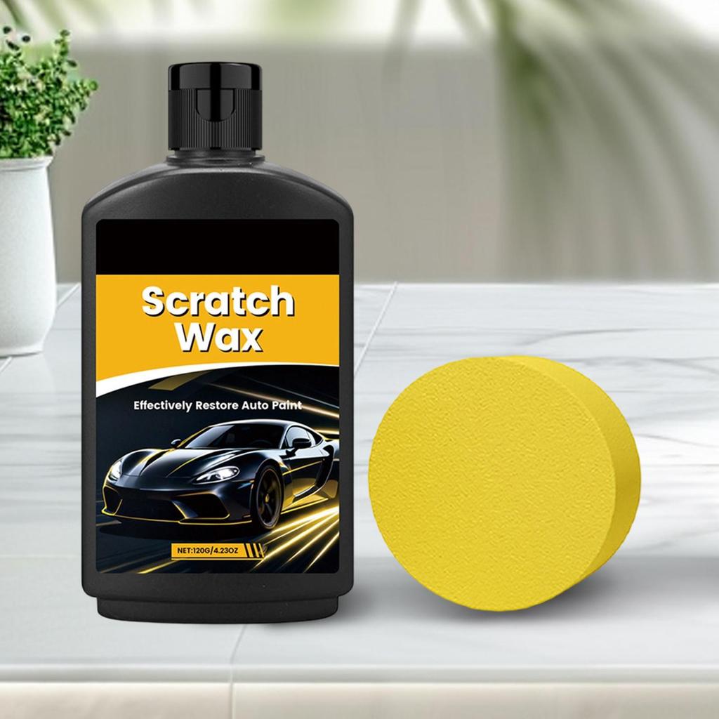 Car Scratch Repair Wax 4.23Oz Professional Paste Cream Paint Polishing Detailing Care Car Polish Wax Cleaning Exterior Body