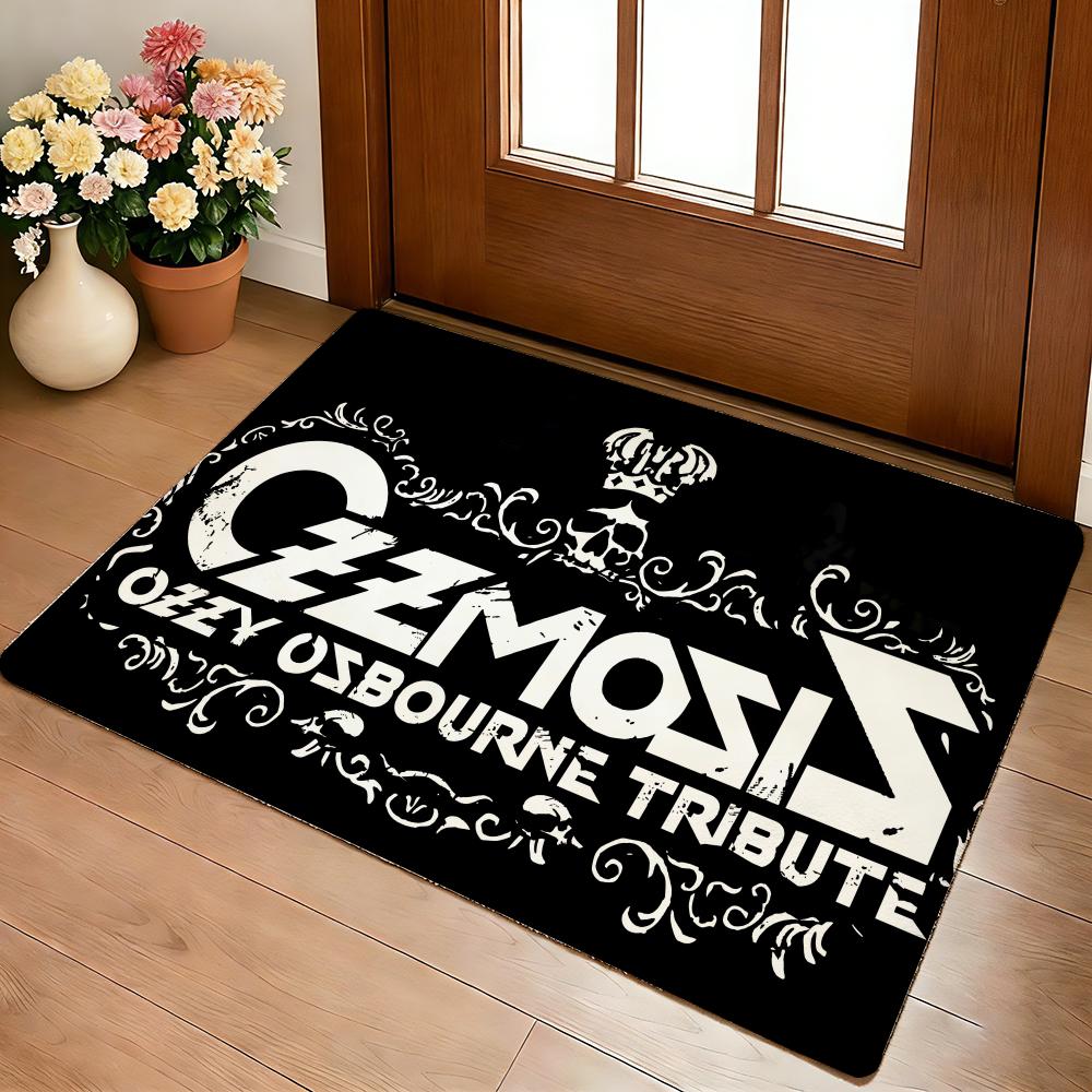 

Singer O-ozzy Osbourne Floor Mat Cozy Flannel Soft Thick Non-Slip Mat For Living Room Bedroom Kitchen Decor Rugs 40x60cm
