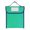 File Bag with Clear Label Window School Book Bag Portable Document Folder