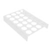 Kaffeekapsel-Organizer Flach Transparentes Acryl 24 Kaffeekapseln Halter für Küche Büro Hotel Transparent 4mm