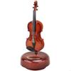 Violin Music Box,Retro Clockworks Mechanism Wind Up Musical Box Gift for Christmas/Birthday/Valentines Day Desk Ornament B03E 3