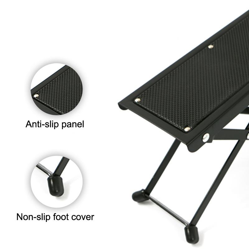 Pedicure Foot Rest Stand Adjustable Height Beauty Footrest Foldable Foot Rest Pedal Anti-Slip For Manicure Home Foot Care