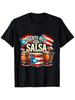 1pc Boricua T-Shirt] 100% Cotton Boricua Puerto Rican Pride T-Shirt, Single Side Unisex T-Shirt