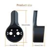 Neat Charging Area Space Saving Type 2 Electric Vehicle Charging Cable Organizers Bracket Socket with Easy Installation