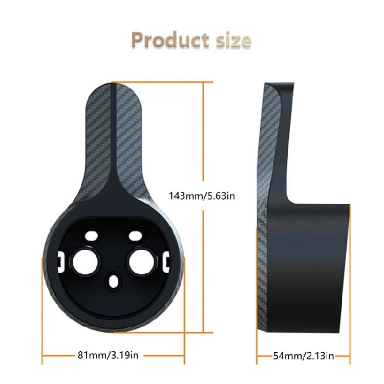 Neat Charging Area Space Saving Type 2 Electric Vehicle Charging Cable Organizers Bracket Socket with Easy Installation