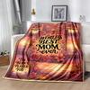 World's Best Mom Ever Flannel Blanket-Soft and Suitable for Sofas,Beds,Offices,Travel,All Seasons,Great Gift for Holidays and Birthdays.