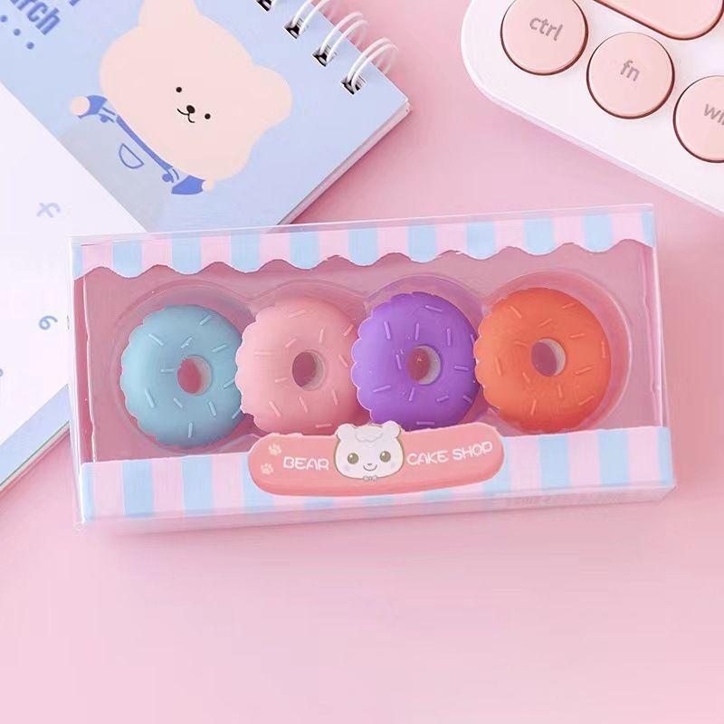 Kawaii Lollipop Sweety Ice Cream Student Stationery School Office Supplies Children Erasers For Kids Pencil Eraser