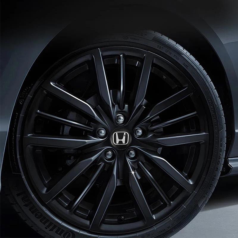 CKBSX1 4Pcs Aluminum Car Wheel Hub Cap Stickers Emblem Accessories For Honda Pilot Odyssey Civic HR-V Prologue ZR-V Passport Fit Freed