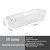 Food-Grade Refrigerator Storage Box with Lid for Kitchen Items