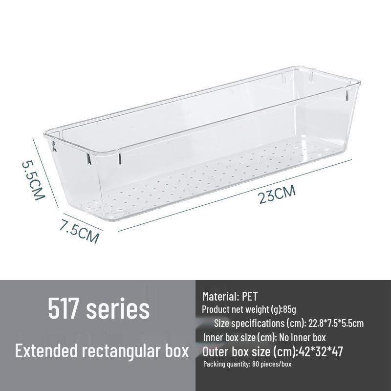 Food-Grade Refrigerator Storage Box with Lid for Kitchen Items