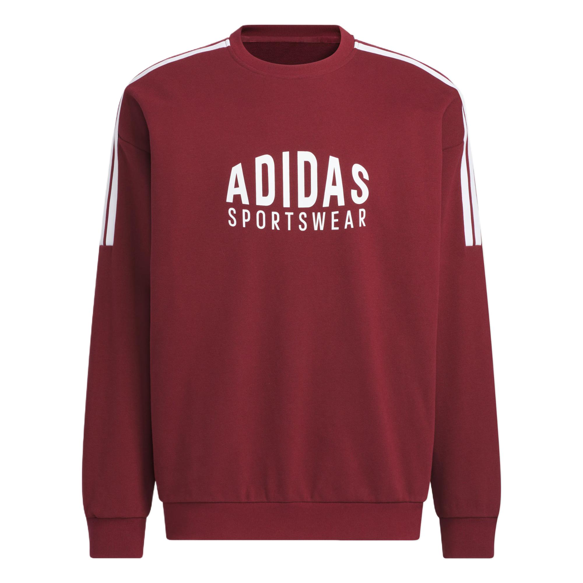

Adidas Свитшот Gfx Crew с круглым вырезом, модный, удобный, универсальный, унисекс, KF5249 L