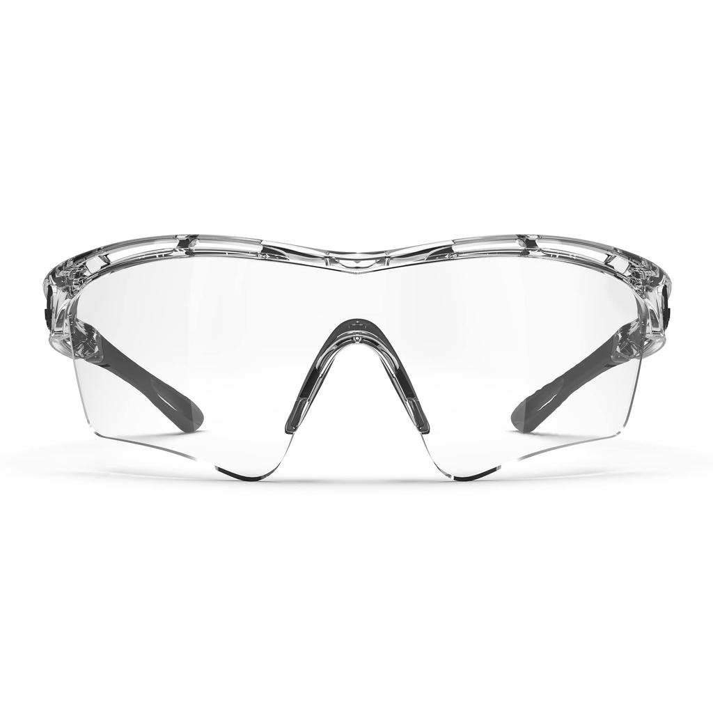 RUDYPROJECT TRALYXGUARD Sports Crystal Sunglasses, Gloss/Clear, Z87+/EN166, SP391196-GRD0