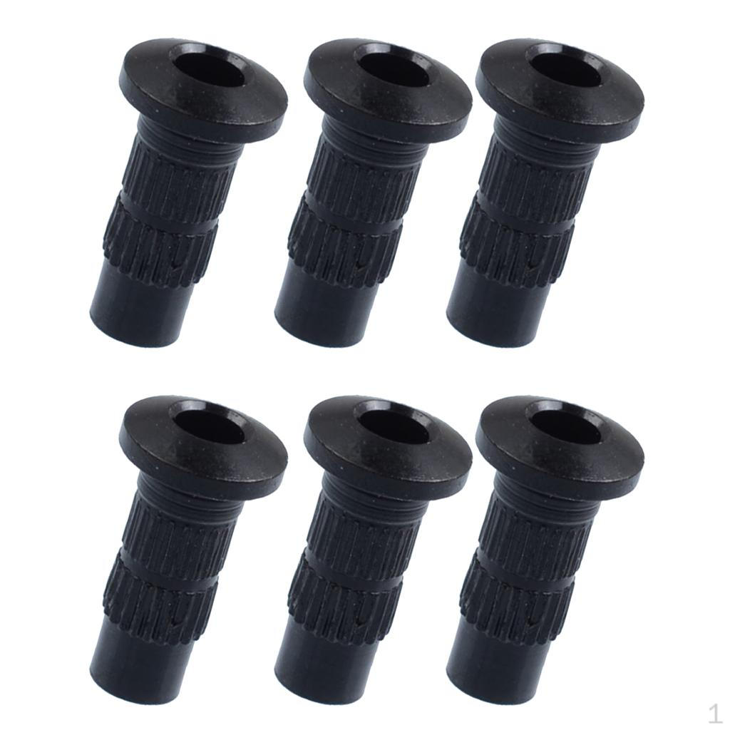 6 Pcs of Pack Electric Guitar String Mounting Ferrule for Instrument