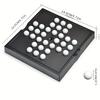 Jogo de Tabuleiro Estratégico de Damas para Um/Vários Jogadores, Brinquedos de Jogo de Tabuleiro de Quebra-Cabeça, Jogo de Tabuleiro Inteligente para Interior em Casa