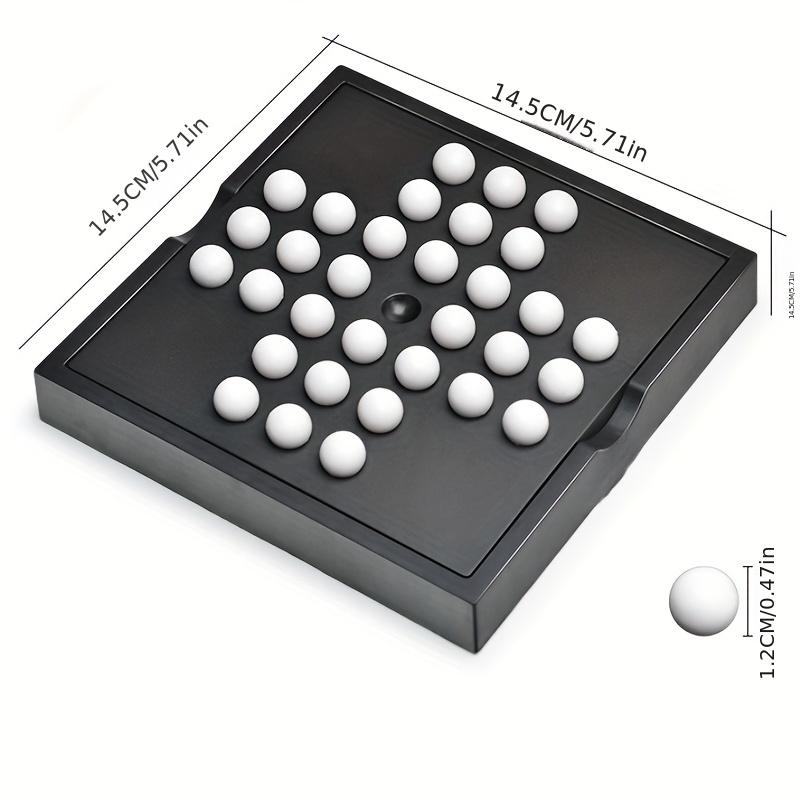 Jogo de Tabuleiro Estratégico de Damas para Um/Vários Jogadores, Brinquedos de Jogo de Tabuleiro de Quebra-Cabeça, Jogo de Tabuleiro Inteligente para Interior em Casa