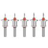 5Pcs Adjustable Depth Countersink Drill Bit Limit Taper Hole for Woodworking Compatibles with Electric and Hand Drills