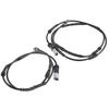 2Pcs Front Rear Brake Pad Wear Sensor For BMW X3 F25 2011-2017, X4 F26 2015-2018