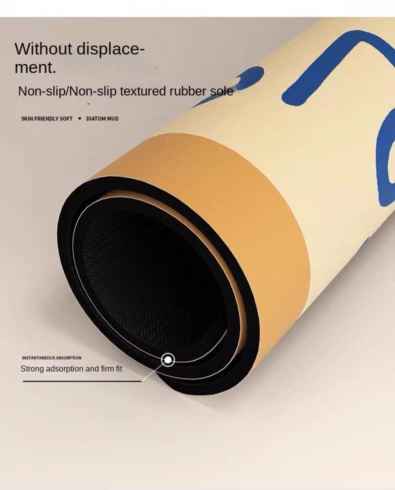 Diatom Mud Carpet Soft Absorbent Bathroom Floor Rug Toilet Toilet Door Quick Drying Foot Mat Home Decoration