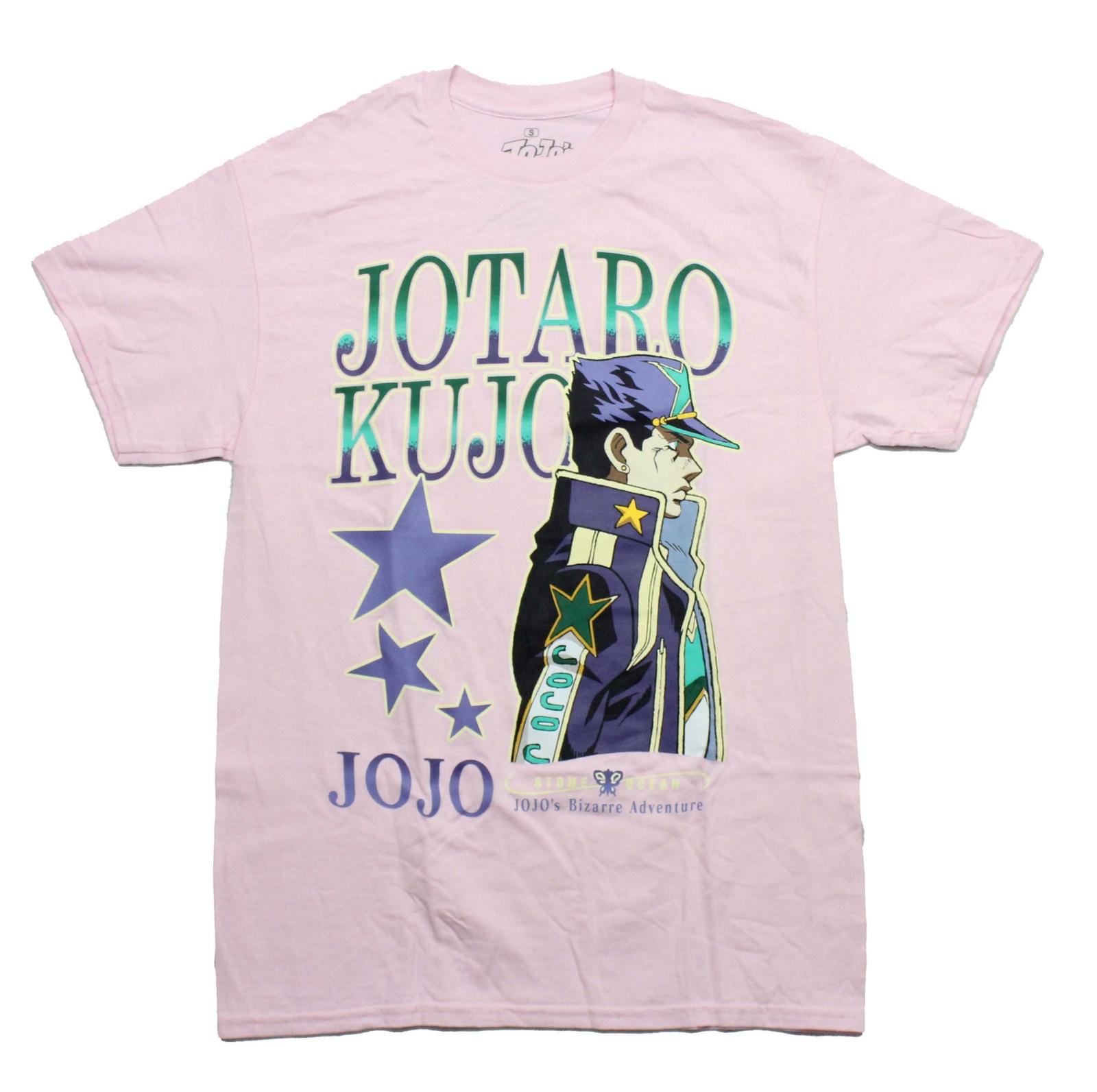 Jojo s Bizarre Adventure New Adult T-Shirt - Jotaro Kujo Name Above Jojo Image L