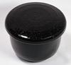 Rice Storage Container (for 2 cups of rice), Made in Japan, Black, Ceramic, Banko Ware, Uchiyama Pottery, Keeps Rice Freshly Cooked, Long-lasting, Hum