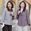 Winter Plush Thickened Woolen Jacket Simple and Versatile Loose Lapel Woolen Top Cardigan