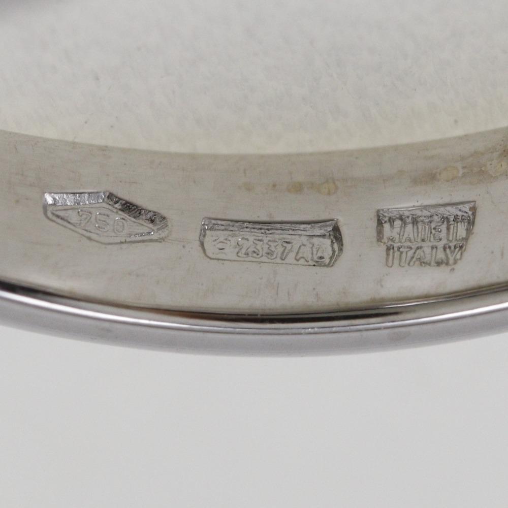 BVLGARI Lapis Ring K18 white gold/lapis lazuli #4.9(US Size) 6g Women Used