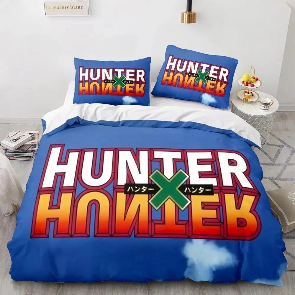 New Fashion HUNTER×HUNTER Beding Set Single Twin Ful Quen King-Sized Dimensionsd Dimensions Bed Linen Set Adult People Kid Bedrom Duvet cover Sets 3D