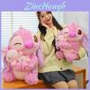 Adorable Plush Soft Stitch Doll In Rose Velvet For Cozy Cuddling And Gift Giving