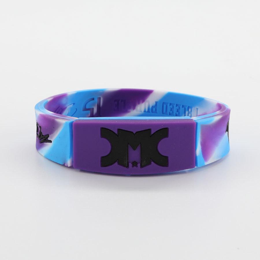 NBA Luminous Silicone Bracelet: Curry, Durant, James, Irving Edition, 20cm Snap Closure.