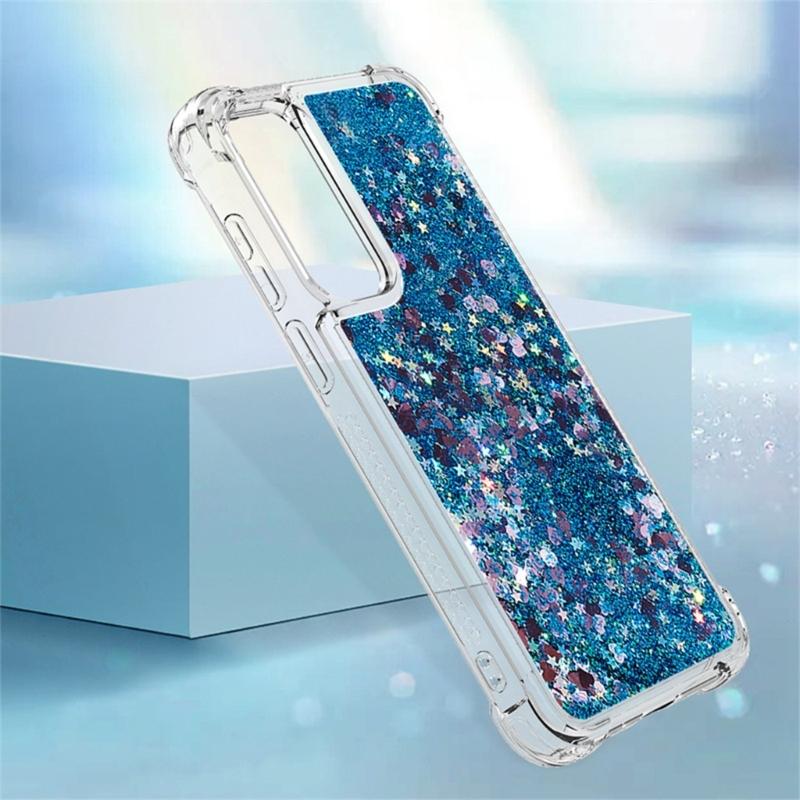 Phone Protective Shell Glittering Liquid Case for A53/A56 Scratchproof Housing Cover Phone Protector Case Shockproof