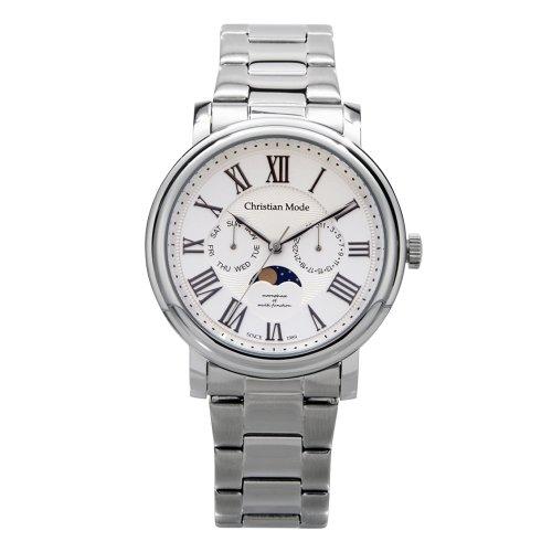 

[CHRISTIAN MODE] CHRISTIAN MODE Men s Moonphase Watch CM401WSS_M CM401WSS_M