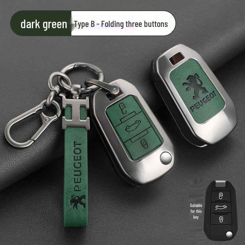 Zinc Alloy Key Cover for Dongfeng Peugeot: Fits 308, 301, 408X, 308S, 3008, 2008, 508 Models