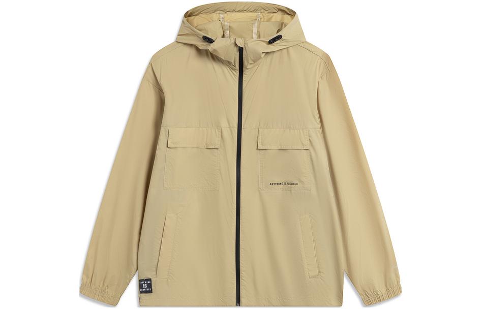 Li Ning Sports Life Collection Sun Protection Clothing Men s Authentic Khaki AFDU699-3 XXL