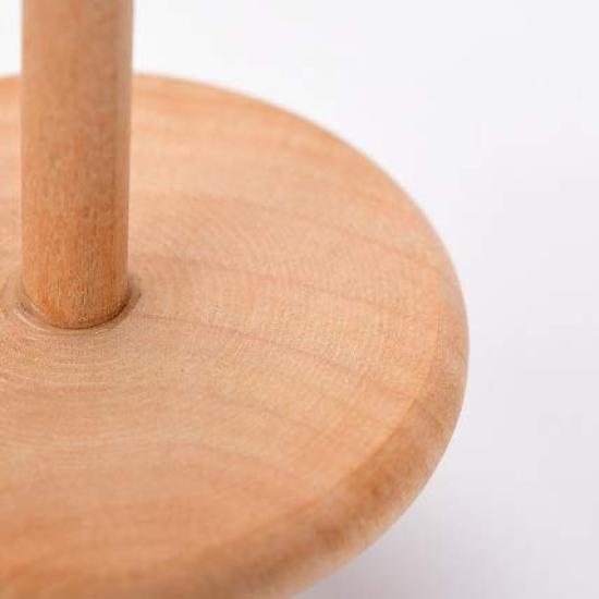 Set of 3 Wooden Spinning for Painting and Birthday Gift for Boys and Girls Tops, Unpainted, Crafting, Hand-Cranked, Kids' Toy,