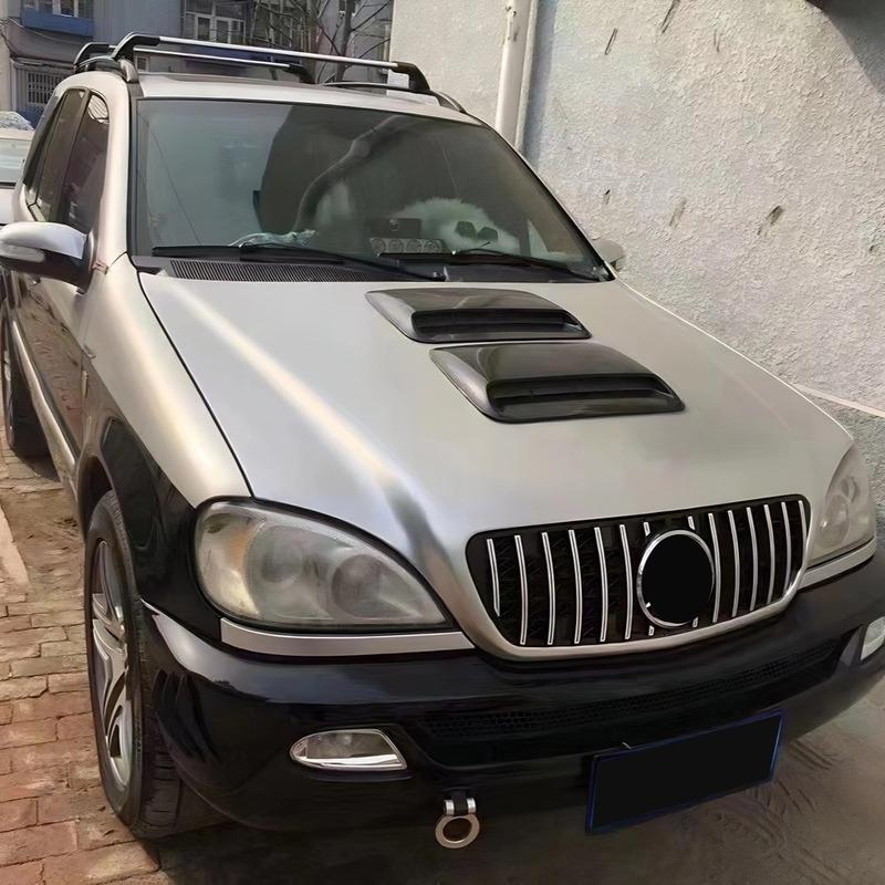 Front Mask Grille Bumper Grill Hood Mesh Modification For Mercedes Benz ML W164 2005-2011 GT Diamond Style Tuning Accessories