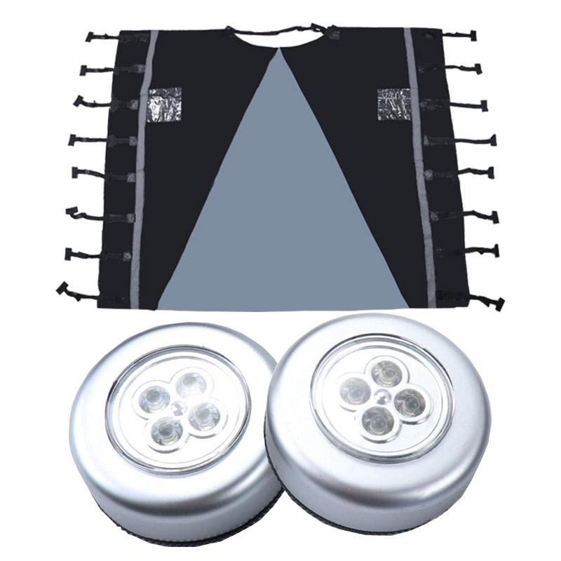 Caravan Accessories Front Towing Cover Protector Dustproof Reflective Strip Camper Trailer Caravan Waterproof Cover Accessories