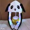 Led Plush Rabbit Hats Glowing Pikachu Ears Hat Cute Stitch Moving Ears Cap Adult Children Funny Festival Party Dress Up