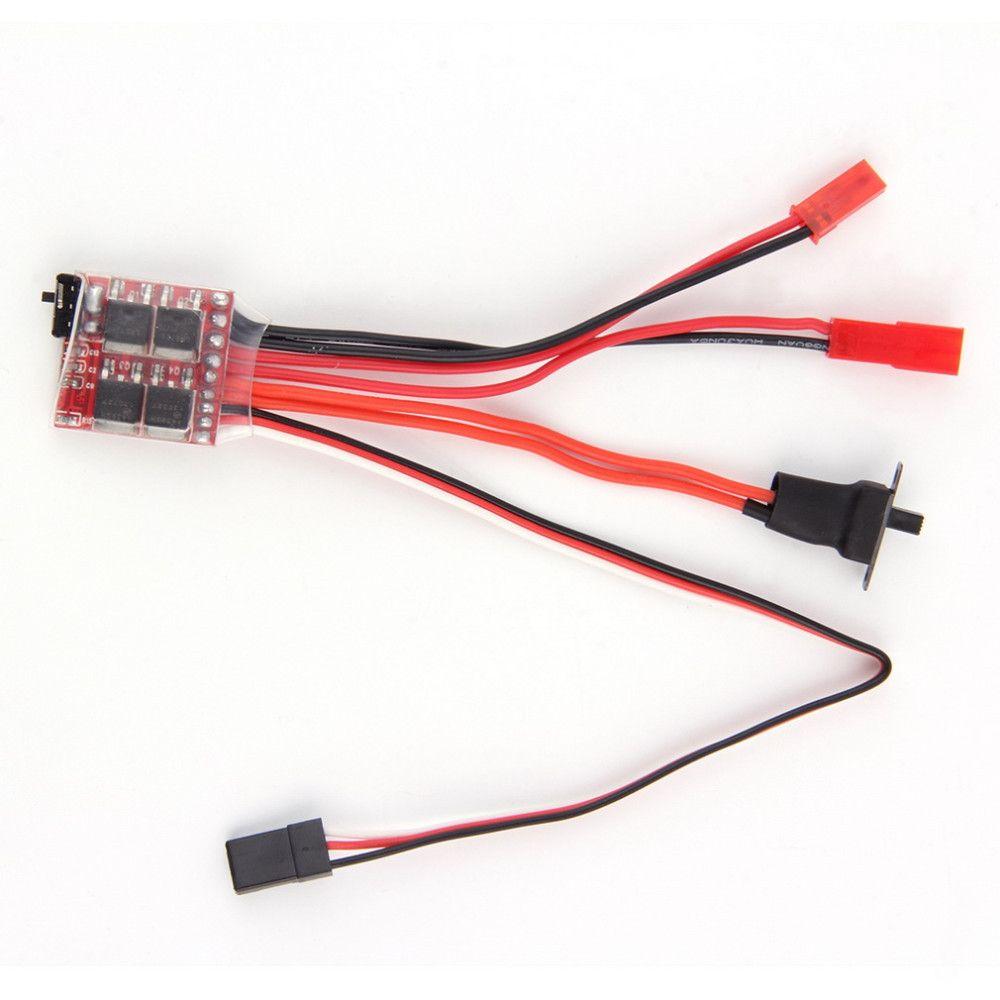 Mini for Controller Boat Car Prototank 30A ESC 2KHz Forward Motor Speed Controller Reverse Brush Brake