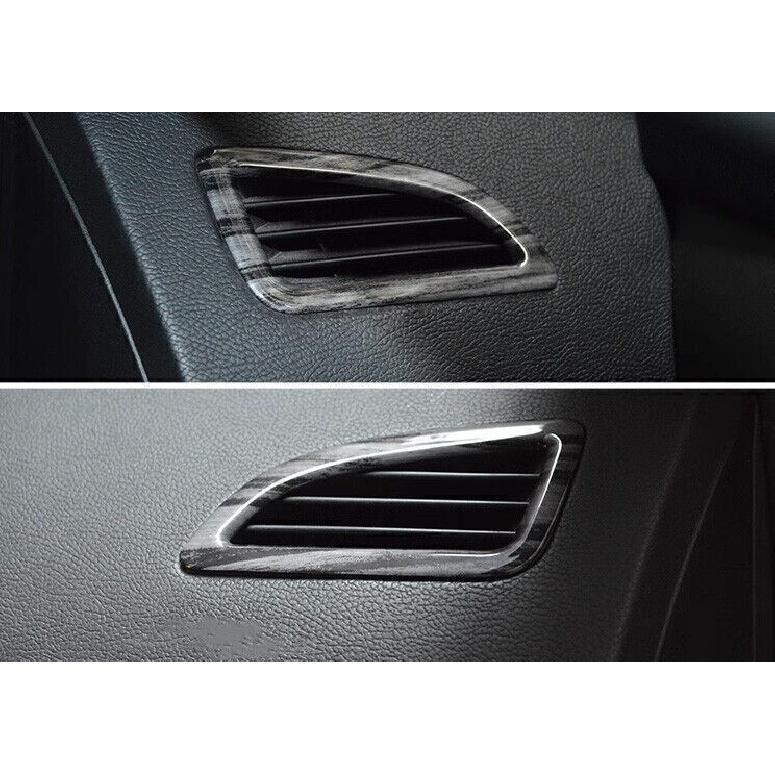 For Hyundai Elantra 11-2016 Black Wood Grain Dash L&R AC Air Outlet Vent Trim
